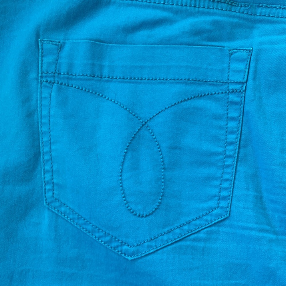 Kim Rogers Teal Pencil Skirt 16 - Picture 5 of 7